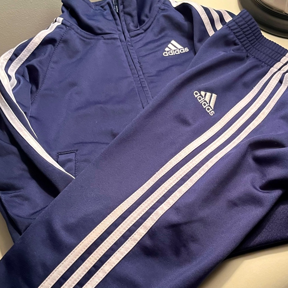 Adidas Jacket and Pants, Size 24 months.